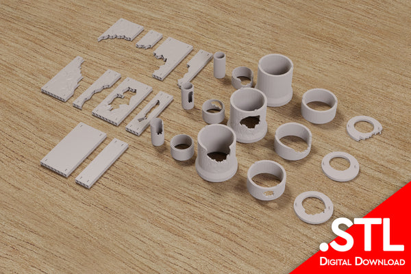 Soviet Era Sewer Pipes - Zona Alfa Wargaming Terrain - Digital Download .STL file for 3D Printing