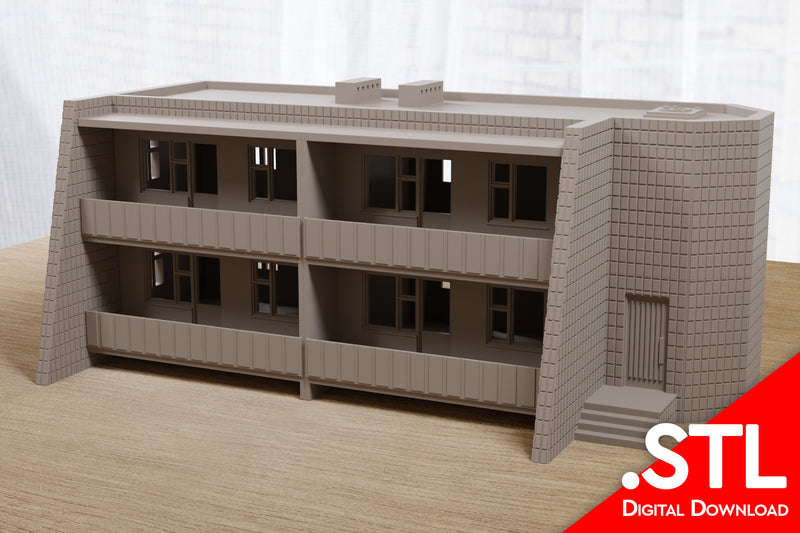Soviet Small Leisure Hotel - Digital Download .STL Files for 3D Printing