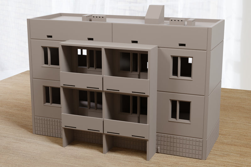 Soviet Apartments Block Type 2 - Digital Download .STL Files for 3D Printing