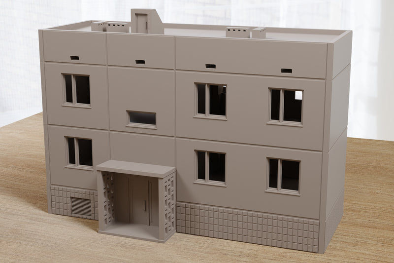 Soviet Apartments Block Type 2 - Digital Download .STL Files for 3D Printing