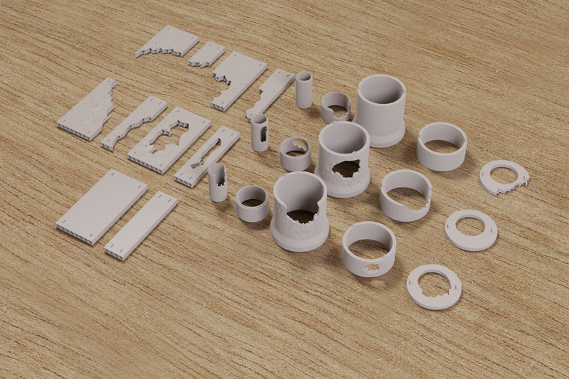 Soviet Era Sewer Pipes - Zona Alfa Wargaming Terrain - Digital Download .STL file for 3D Printing