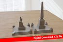 Petit monument de Stalingrad – Téléchargement numérique (fichiers STL) pour impression 3D