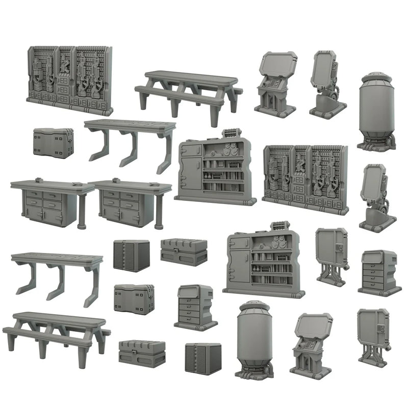 Terrain Crate: Starship Scenery Set – 28mm Sci-Fi Terrain