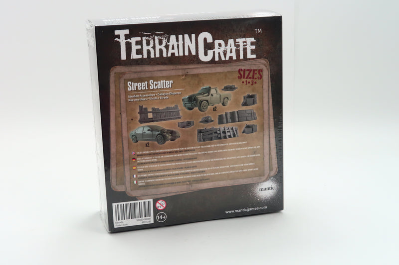Terrain Crate: Street Scatter – Urban Terrain Set (28mm Scale)
