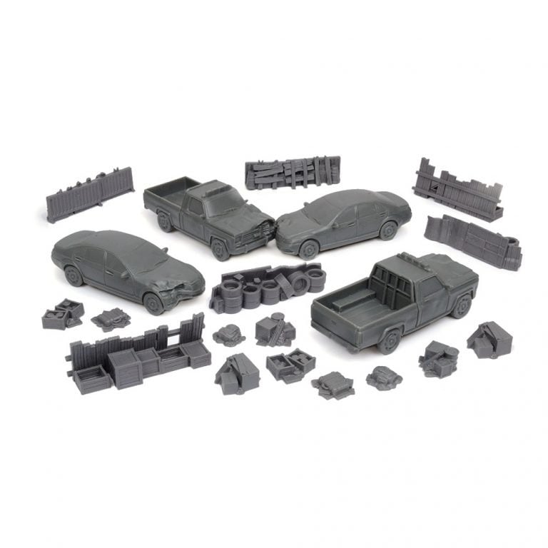 Terrain Crate: Street Scatter – Urban Terrain Set (28mm Scale)