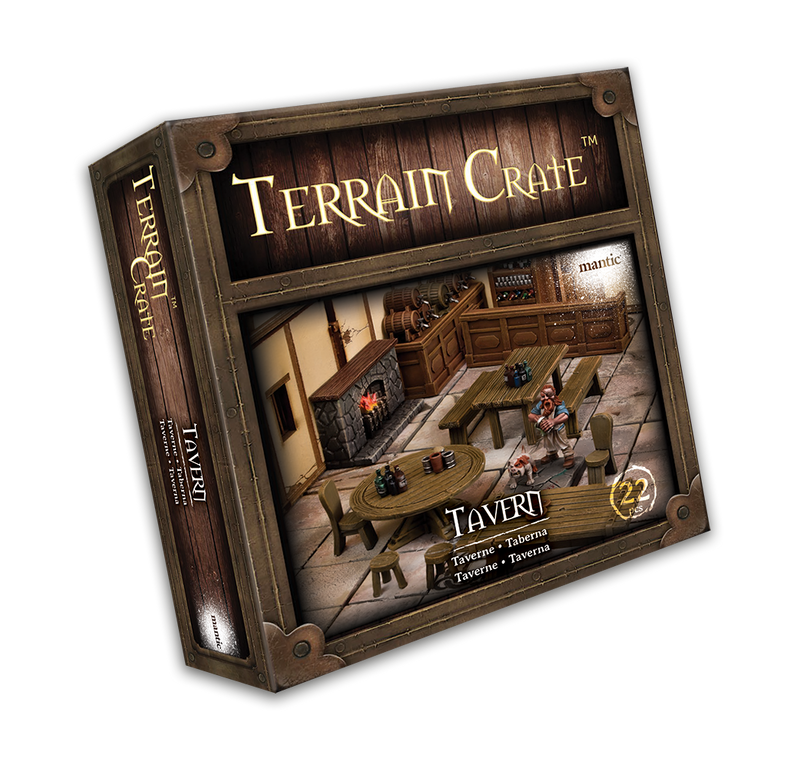 Terrain Crate: Fantasy Tavern – 28mm–32mm Terrain Set