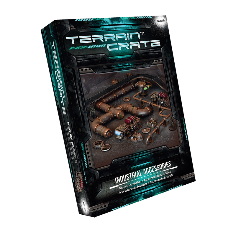 Terrain Crate: Industrial Accessories – 28mm Sci-Fi Terrain