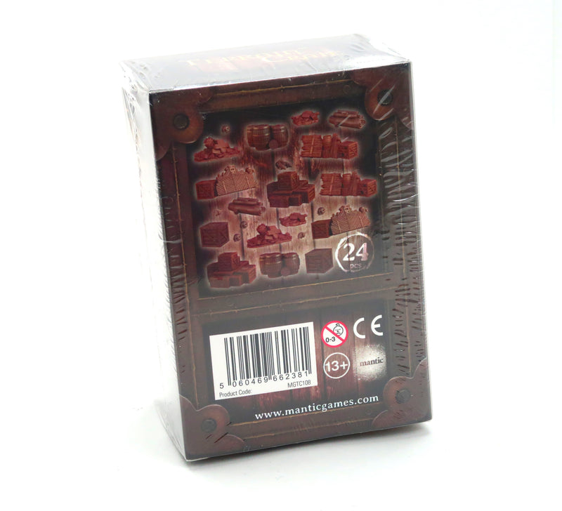 Terrain Crate: Dungeon Crates and Barrels – Fantasy Terrain Set (28mm–32mm)