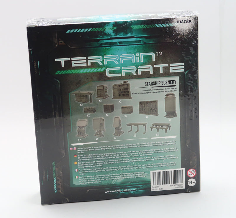 Terrain Crate: Starship Scenery Set – 28mm Sci-Fi Terrain
