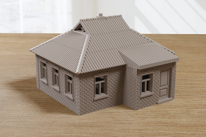 Set of Four Ukrainian Surbuban / Village Houses - Digital Download .STL Files for 3D Printing