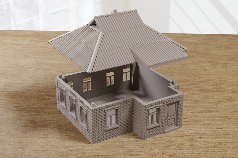 Ukrainian Surbuban / Village House USH_01 - Digital Download .STL Files for 3D Printing