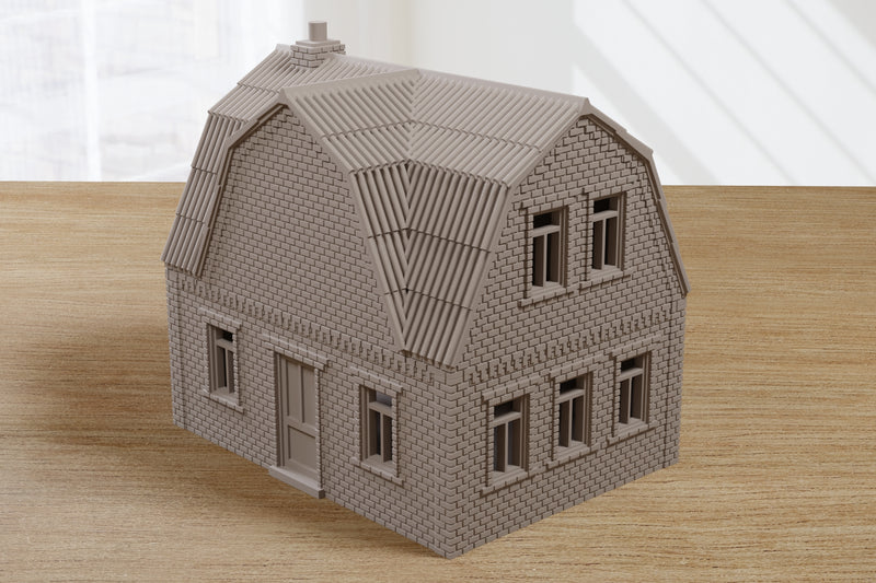 Set of Four Ukrainian Surbuban / Village Houses - Digital Download .STL Files for 3D Printing