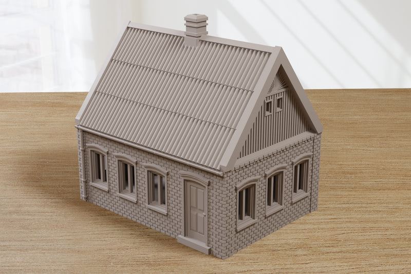 Set of Four Ukrainian Surbuban / Village Houses - Digital Download .STL Files for 3D Printing