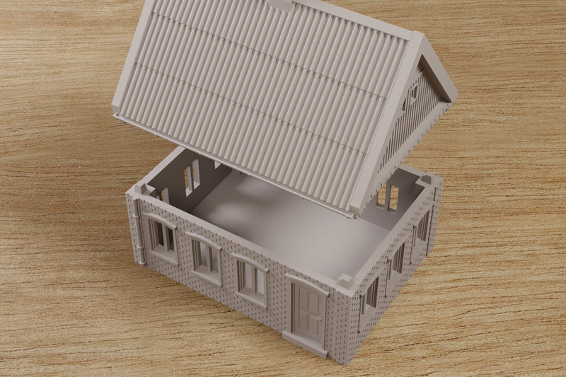 Set of Four Ukrainian Surbuban / Village Houses - Digital Download .STL Files for 3D Printing