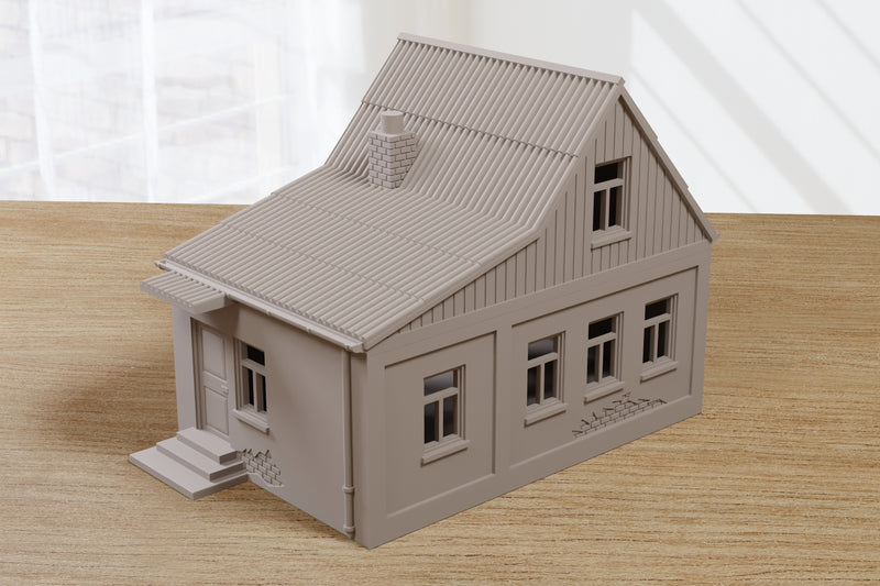 Set of Four Ukrainian Surbuban / Village Houses - Digital Download .STL Files for 3D Printing