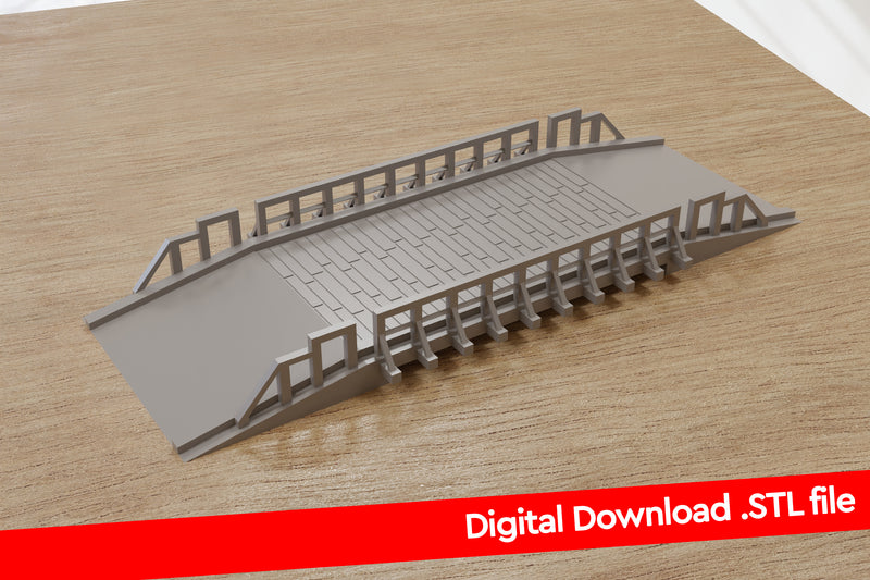 Holzbrücke - Digitaler Download. STL-Dateien für den 3D-Druck