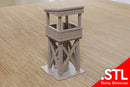 Wooden Field Watch Tower - Digital Download .STL file for 3D Printing