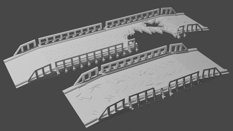 Holzbrücke - Digitaler Download. STL-Dateien für den 3D-Druck