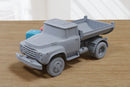 ZiL 130 Sovjet Dump Truck - 28mm Miniatuur Wargaming/Zona Alfa/Koude Oorlog Voertuig - Digitale download. STL-bestand voor afdrukken in 3D (kopie)