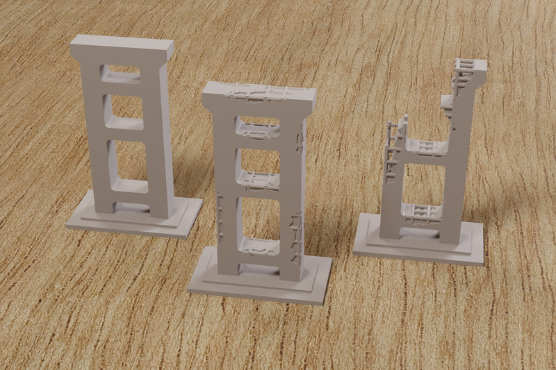 Transit Support Pilar - Zona Alfa Wargaming Terrain - Digital Download .STL file for 3D Printing