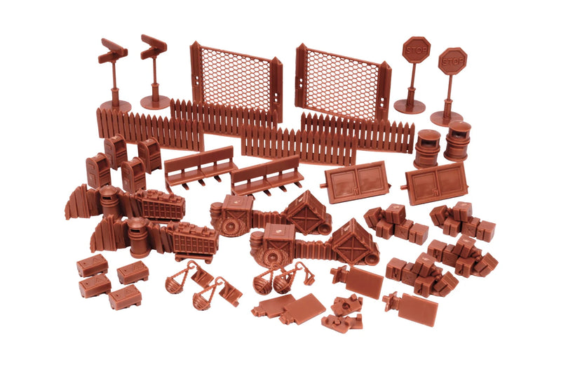 Terrain Crate: City Accessories – Modern Urban Terrain Set (28mm Scale)