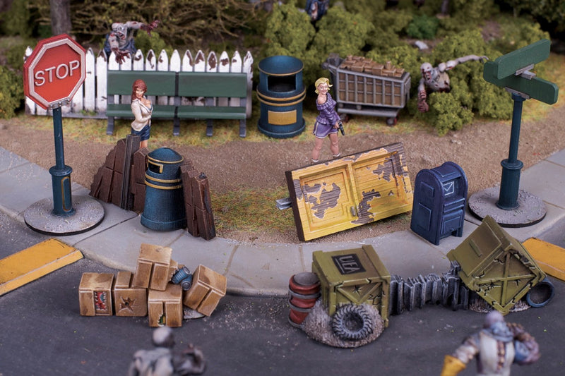 Terrain Crate: City Accessories – Modern Urban Terrain Set (28mm Scale)