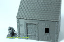 Small Stone Normandy Shed T1 (Volume 1) - Tabletop Wargaming WW2 Terrain | 15mm 20mm 28mm Miniature 3D Printed Model | Bolt Action