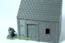 Stone Normandy Shed - 3D Printed Wargaming Terrain, 28mm Scale