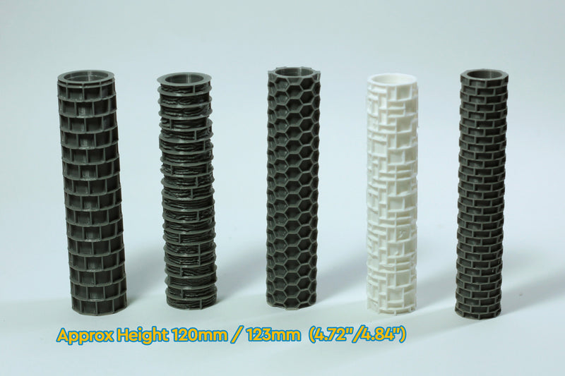 Texture Roller Pin for Styrodur,XPS-Foam and Clay | 28mm ,32mm Terrain | Bolt-Action, DnD, Star War Legion