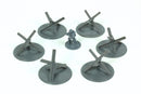 Tank Obstacle Hedgehog - 15mm, 20mm, 28mm 3D Printed Terrain for Tabletop Wargaming | Bolt Action - Set of 6pcs