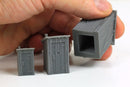 Rural Toilet - Tabletop Wargaming WW2 Terrain - 15mm - 20mm - 28mm - HO - Miniature 3D Printed Model