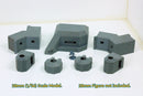 German Bunkers Set (7 Bunkers) Set no2 - Tabletop Wargaming WW2 Terrain - 15mm - 20mm - 28mm - Miniature 3D Printed Model