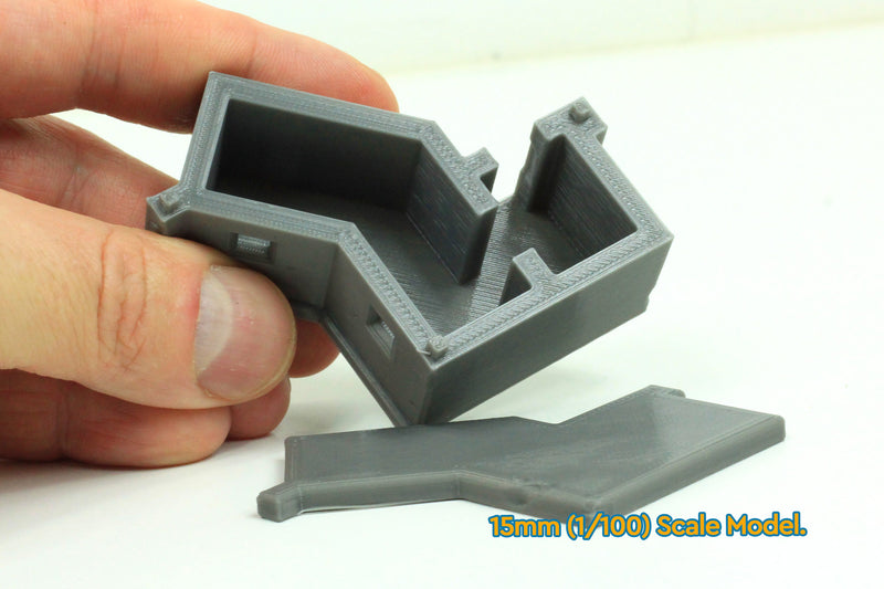 MG Stand Bunker - Tabletop Wargaming WW2 Terrain | 15mm 20mm 28mm Miniature 3D Printed Model | Bolt Action