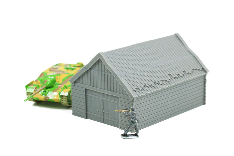 Rural Barn - Tabletop Wargaming WW2 Terrain | 15mm 20mm 28mm HO Miniature 3D Printed Model | Bolt Action