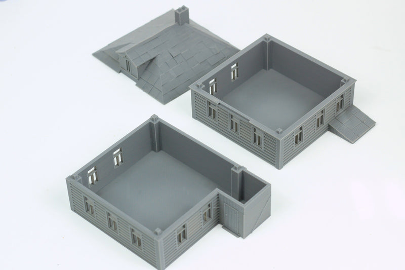 Soviet Village Set - Tabletop Wargaming WW2 Terrain | 15mm 20mm 28mm Miniature 3D Printed Model | Zona Alfa