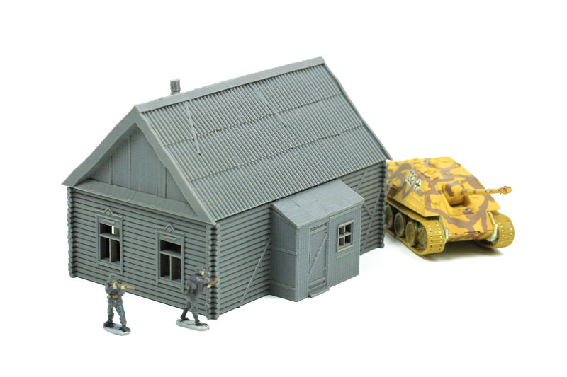 Soviet Village Set - Tabletop Wargaming WW2 Terrain | 15mm 20mm 28mm Miniature 3D Printed Model | Zona Alfa