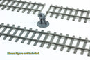 3D Printed 28mm Train Tracks for Wargaming – Curved or Straight Set of 6 | Miniature Terrain