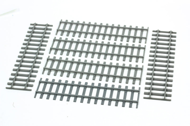 3D Printed 28mm Train Tracks for Wargaming – Curved or Straight Set of 6 | Miniature Terrain