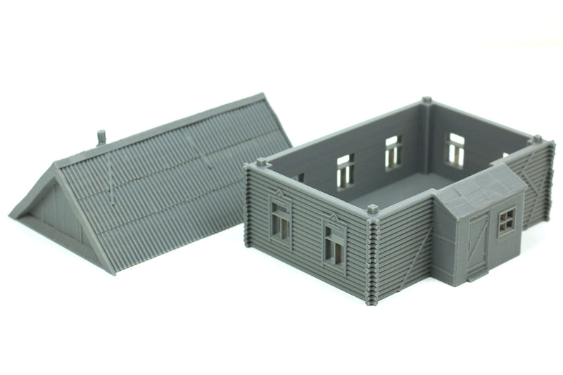 Russian Izba - Tabletop Wargaming WW2 Terrain | 15mm 20mm 28mm HO Miniature 3D Printed Model | Bolt Action