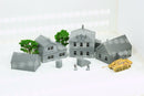 Soviet Village Set - Tabletop Wargaming WW2 Terrain | 15mm 20mm 28mm Miniature 3D Printed Model | Zona Alfa