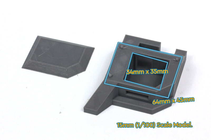 Regelbau Type 667 Bunker - Tabletop Wargaming WW2 Terrain | 15mm 20mm 28mm Miniature 3D Printed Model | Bolt Action
