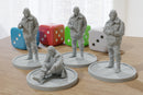 Russian Tank Crew (Modern) - 20mm - 28mm - 32mm Scale Minifigures - Modern Wargaming Miniature for Tabletop RPG