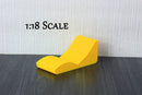 Lounge Chair - Dollhouse Miniature 1:12 Miniature Dollhouse Furniture
