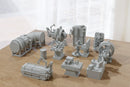 Human Research Laboratory Terrain Set - Zona Alfa - Miniature Gaming Tabletop RPG - 28mm / 32mm Wargaming Minifigures