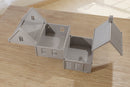 Dutch Spout Facade House - Tabletop Wargaming WW2 Terrain | 15mm 20mm 28mm HO Miniature 3D Printed Model | Bolt Action