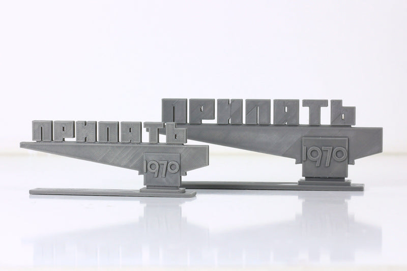 ZONA ALFA Pripyat Ghost Town Sign - 28mm RPG Miniatures Gaming Terrain