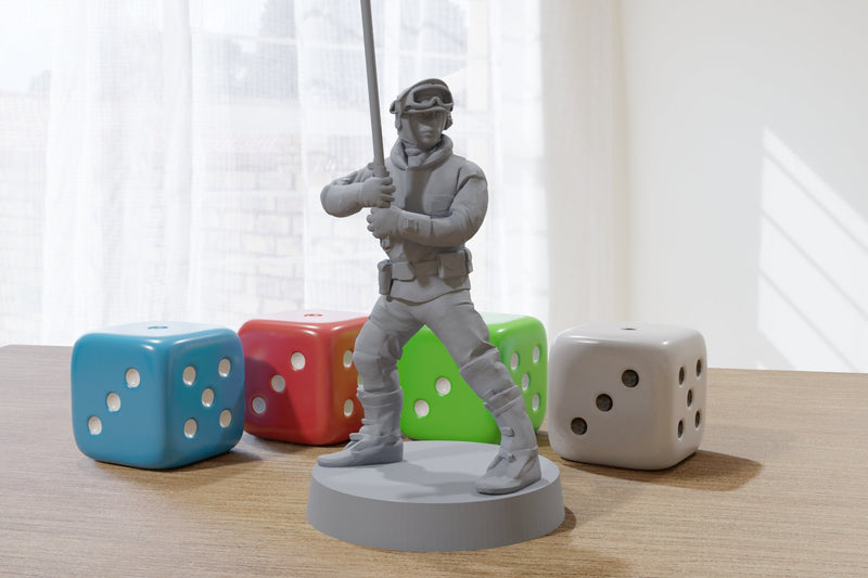 Luke - Battle of Hoth - Star Wars Legion 35mm Proxy Miniature for Tabletop RPG