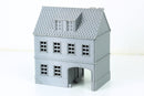 German Village Set of 4 Houses - Tabletop Wargaming Terrain - Miniature Gaming - 3D Printed