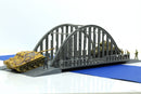 Steel Arch Bridge - Tabletop Wargaming WW2 Terrain Miniature | 15mm 20mm 28mm | 3D Printed Model