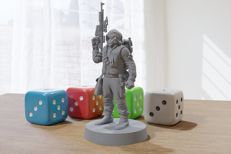 Rebel Troopers - Star Wars Legion 35mm Proxy Miniature for Tabletop RPG